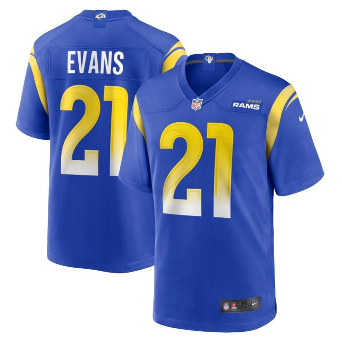 None Men's LA Rams Genuine Game Jersey Game Day Wear