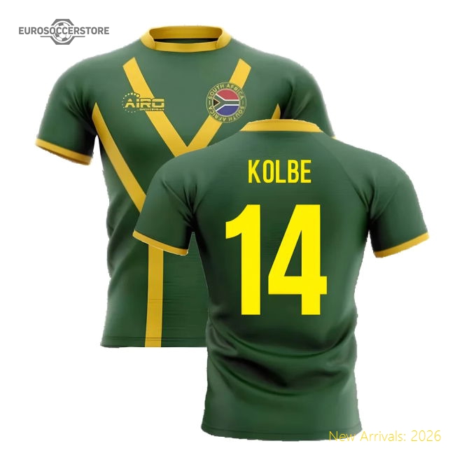 Superior 2025-2026 South Africa Springboks Flag Concept Rugby Shirt