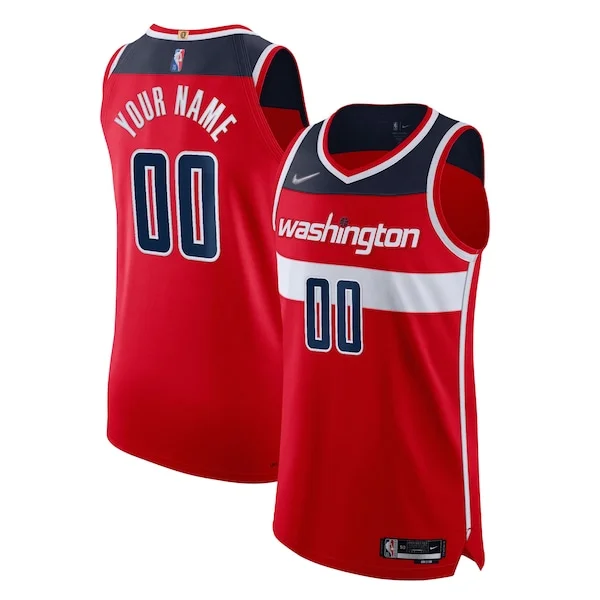 Washington Wizards WAS Authentic Jersey - vintage official - Red