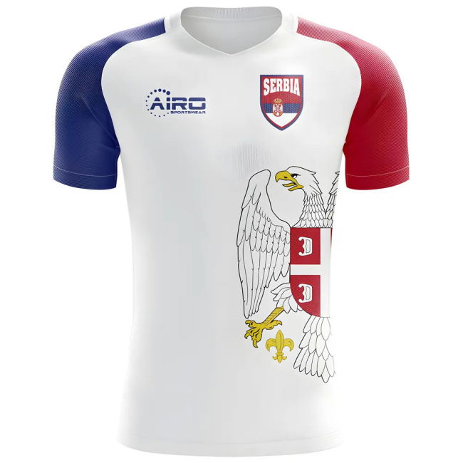 Football 2025-2026 Serbia Flag Concept Football Shirt - Baby