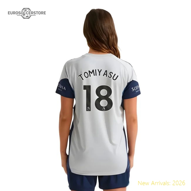 Elegant Womens Arsenal Tomiyasu Jersey 2025-2026 Stretchy