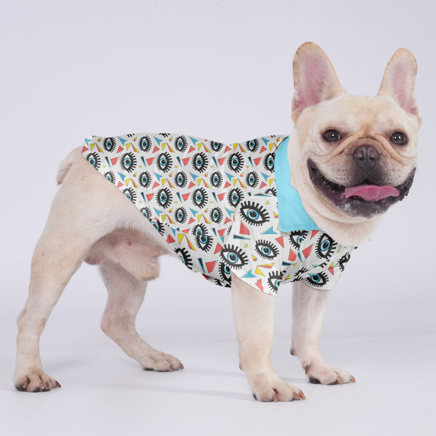 French Bulldog Chloe Hawaiian Shirt For Frenchies Durable Dog Item