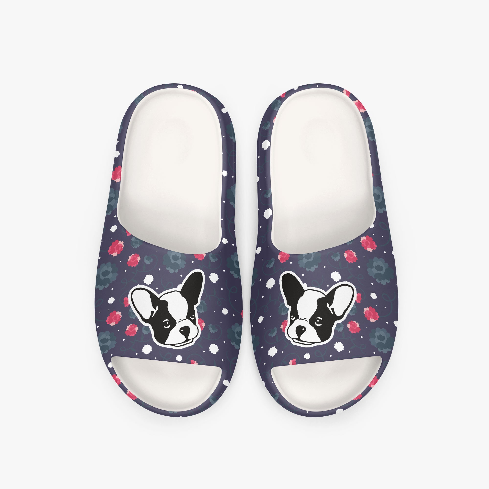 Frenchie-Fan Comfortable Cozy Camille - Slide Sandals as a Gift Premium