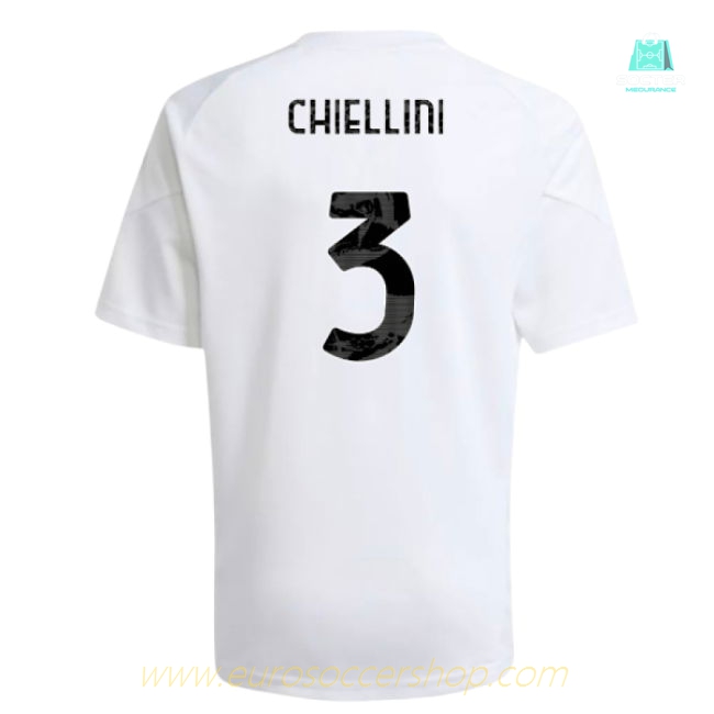 2025-2026 Juventus Training Shirt (White) - Kids (Chiellini 3)