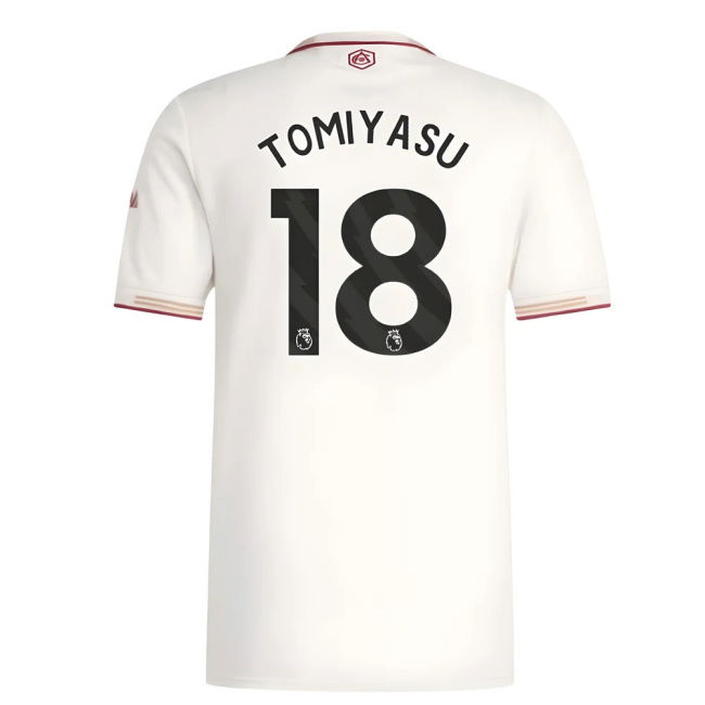 2025-2026 Arsenal Authentic Third Shirt (Tomiyasu 18)