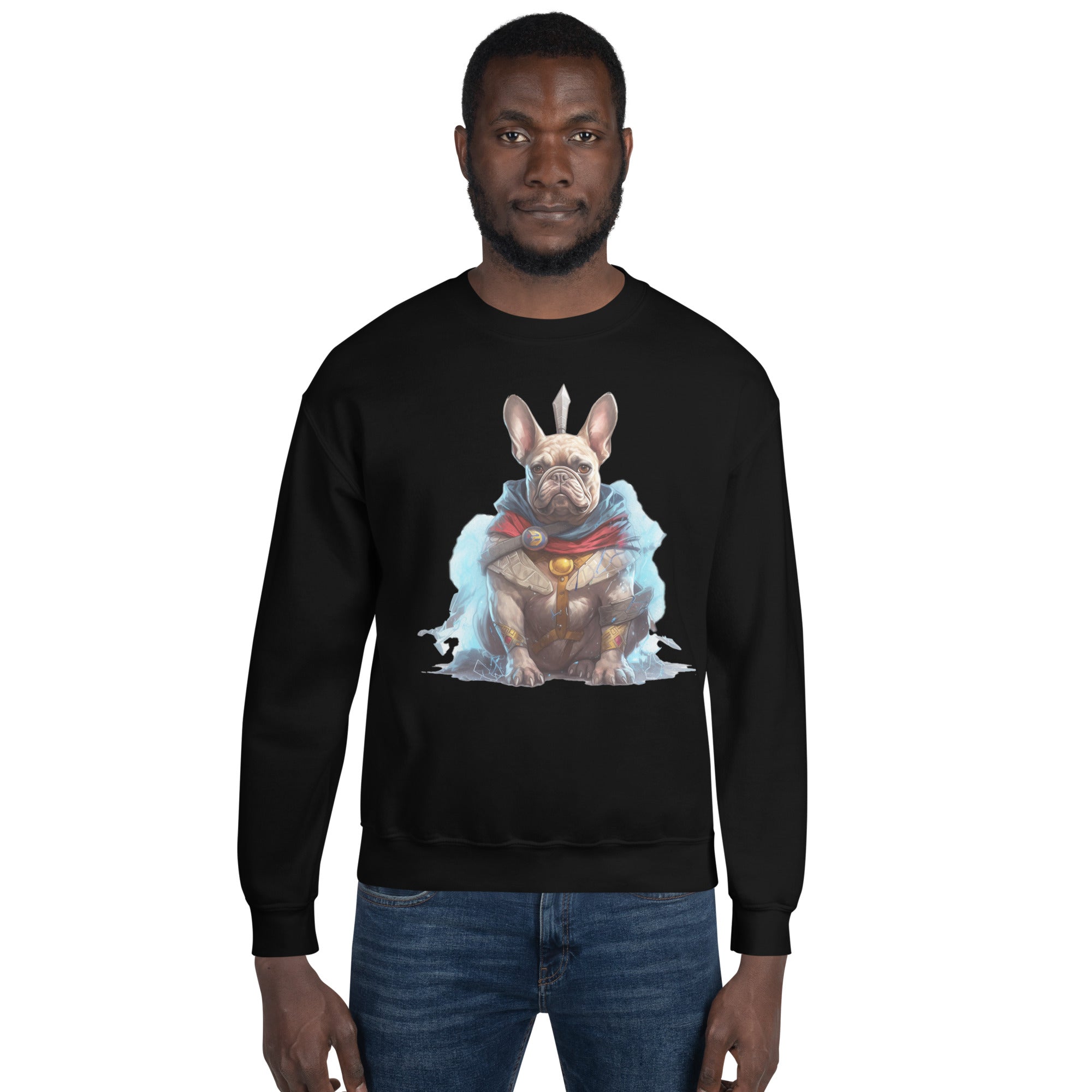 French Bulldog Frenchie Fanatic Unisex Sweatshirt Trendy Attire &