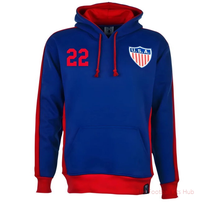 Men USA Number 22 Retro Hoodie
