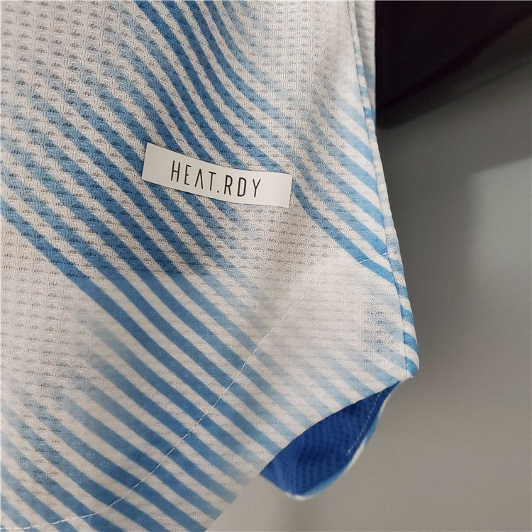 Breathable Man Utd Manchester United 21-22 Away Light Blue Soccer