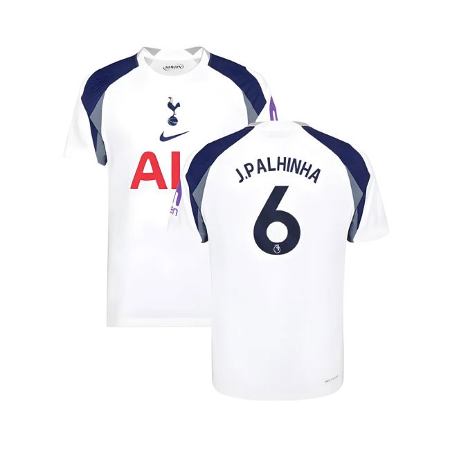 2025-2026 Tottenham Hotspur Authentic Home Kit (J.Palhinha 6)