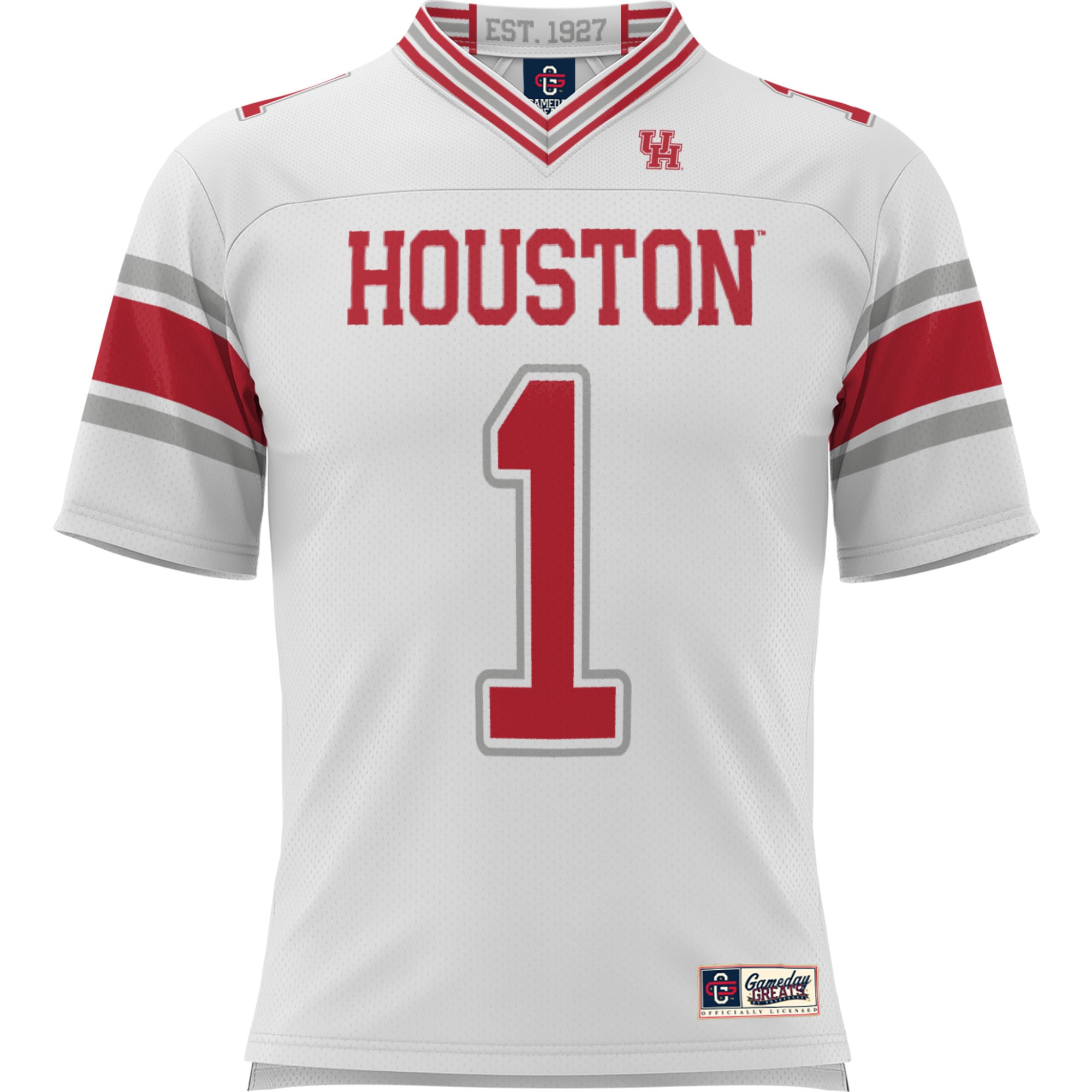 #1 Houston Cougars GameDay Greats 26/27 Football Jersey - White