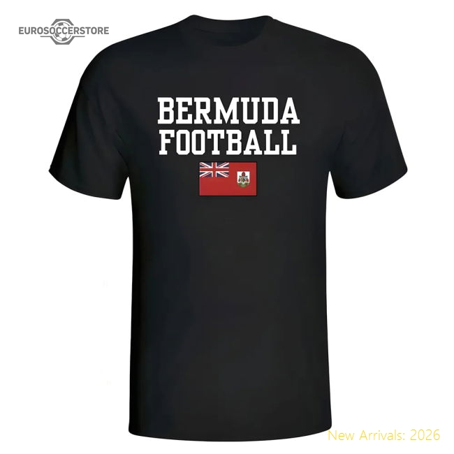 Bermuda Football T-shirt (black) - Supporter Edition - Supporter Edition