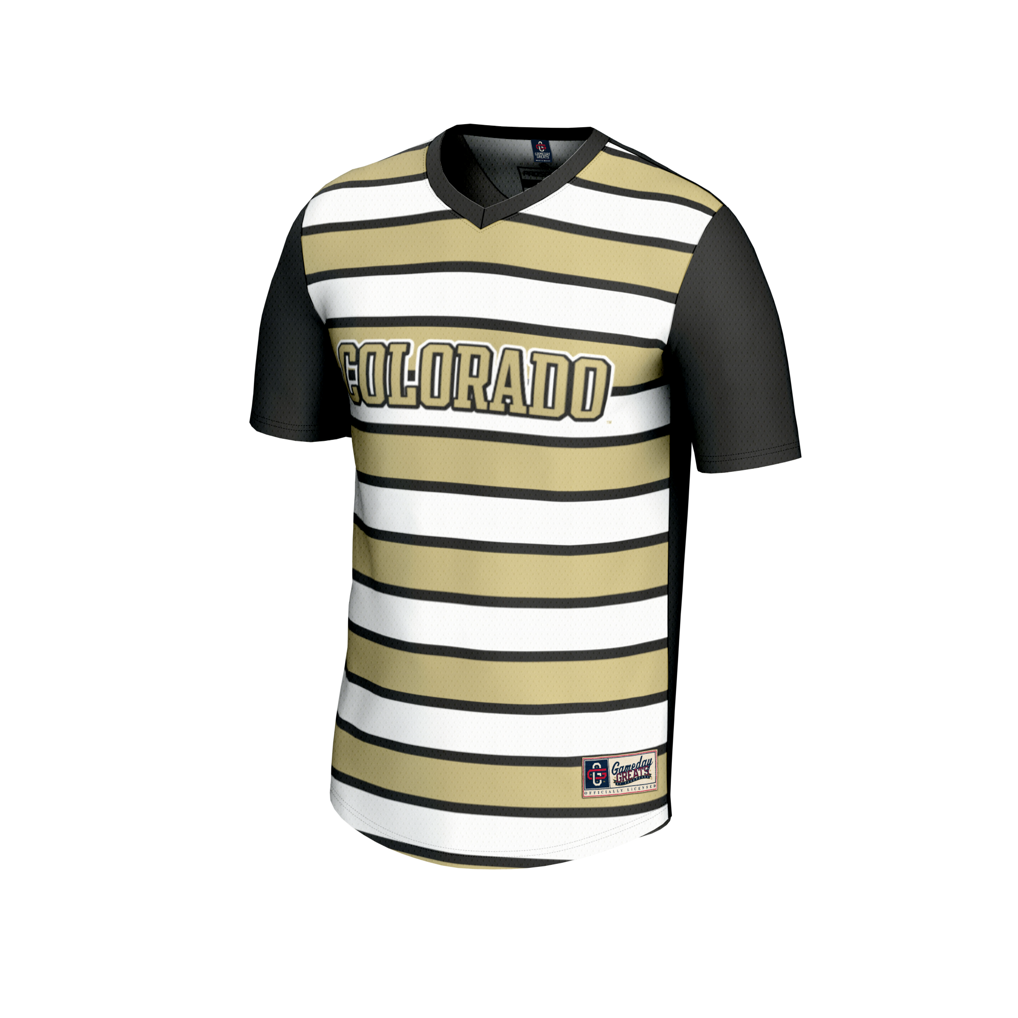 [LK] Colorado Buffaloes GameDay Greats Unisex NIL Pick-A-Player Collegiate Women's Soccer Lightweight Fashion Jersey - Black