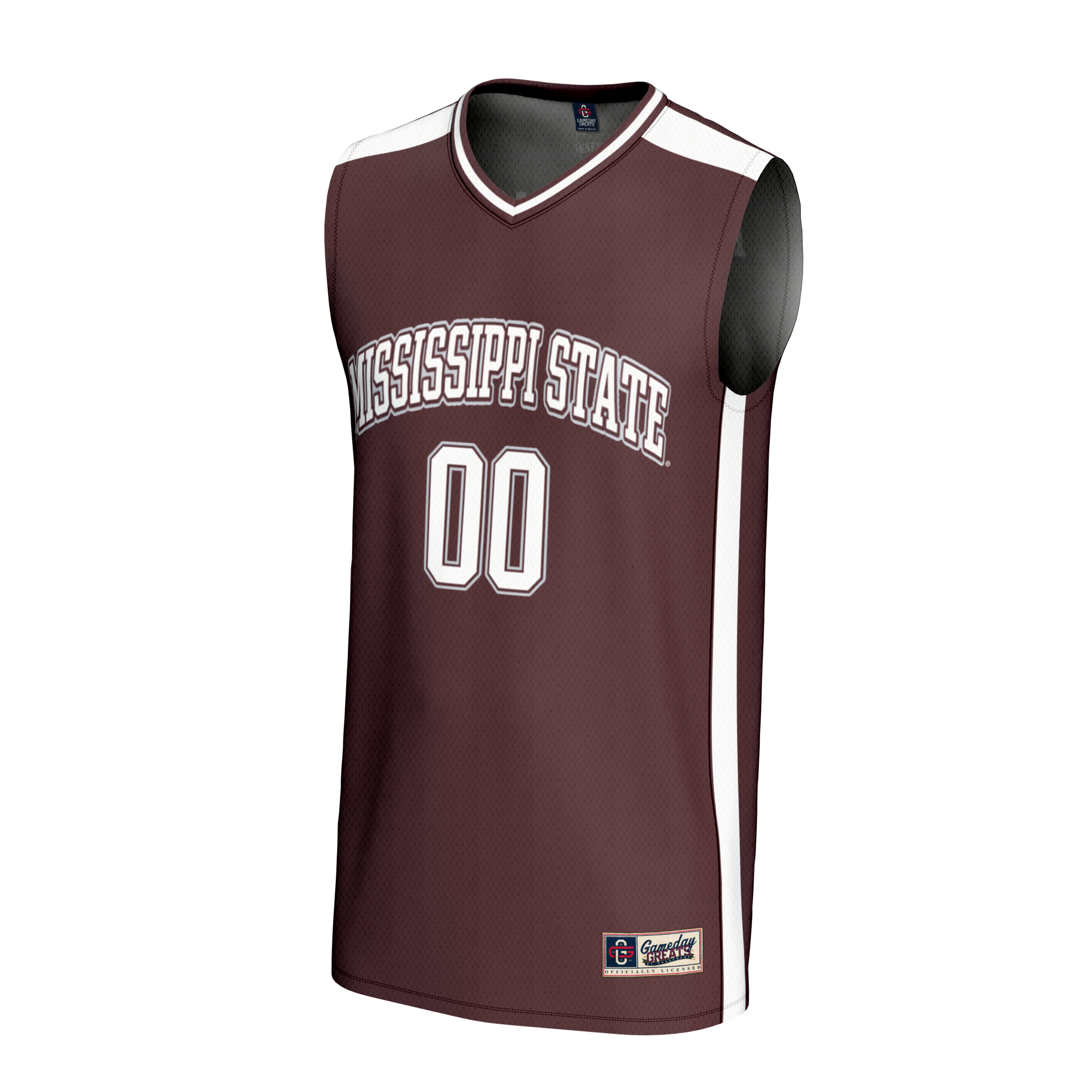 [DDG] Mississippi State Bulldogs GameDay Greats Youth NIL Pick-A-Player Lightweight Men's Basketball Fashion Jersey - Maroon