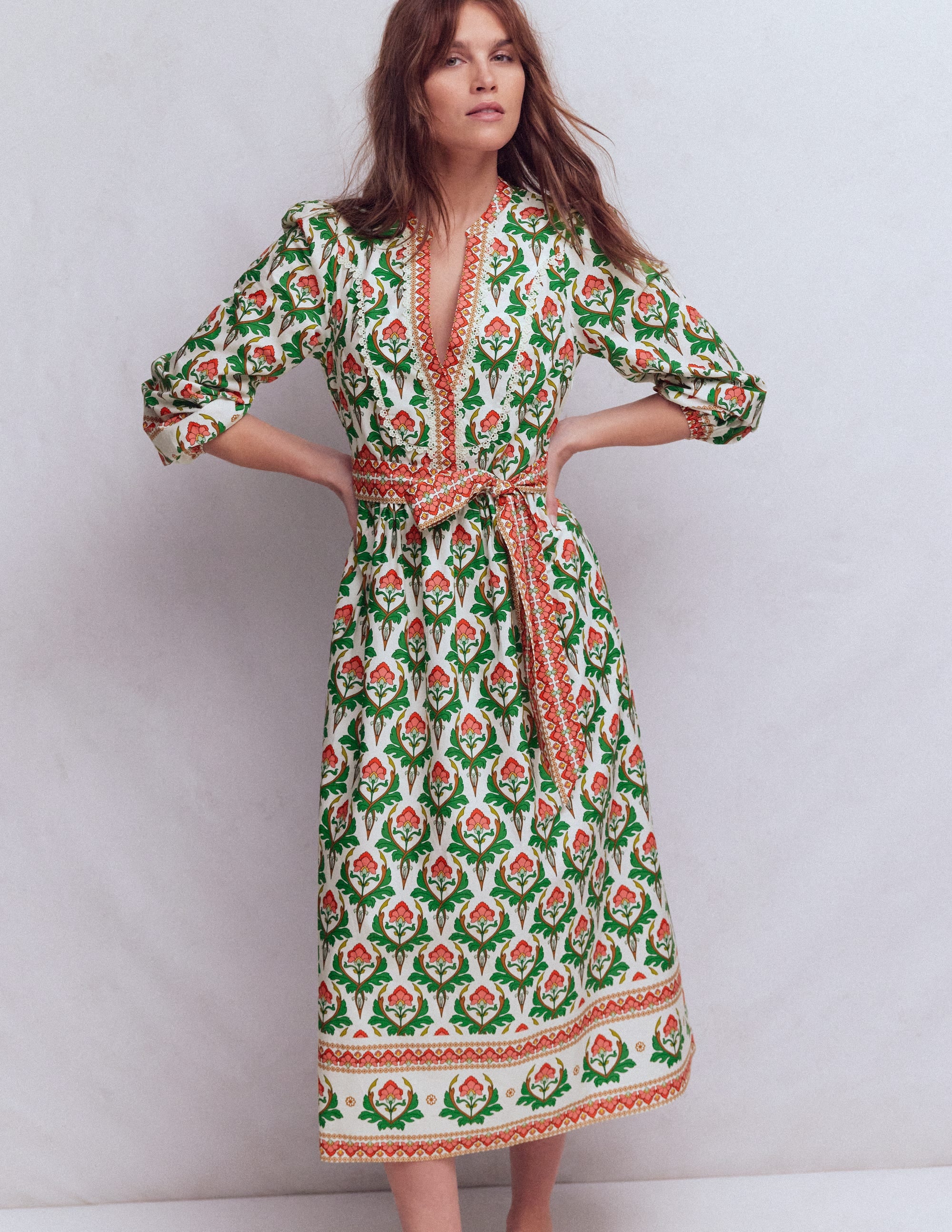 Cary Cotton Midi Dress