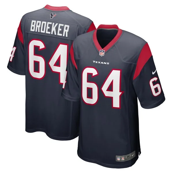 None Nick Broeker Game Jersey - Navy | NFL Player Jersey | NFL Footbal