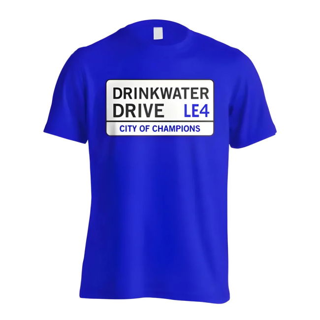 Drinkwater Drive - Leicester Street T-Shirt - Blue (Men