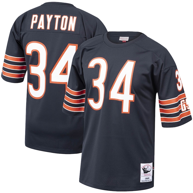 None Walter Payton CHI Bears Modern Professional Jersey Game Day Wear