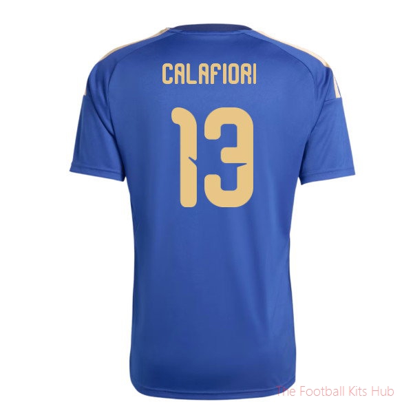 2026-2027 Italy Home Fan Jersey (Calafiori 13)