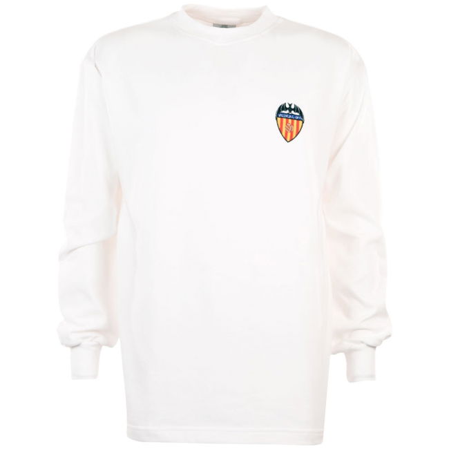 Valencia 1960s Retro Football Shirt Jersey - Premium - Football- ClubPride