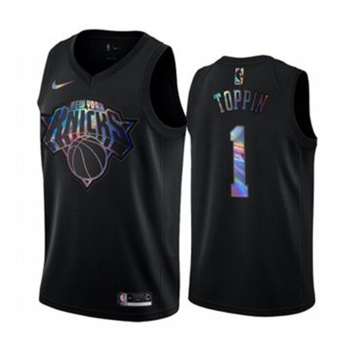 Black PHI York Knicks #1 Nike Swingman Jersey Premium Quality
