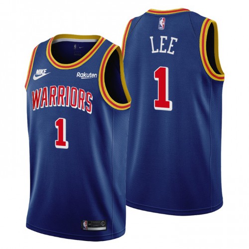Warriors Blue State Warriors #1 Nike Jersey - Basketball Jersey