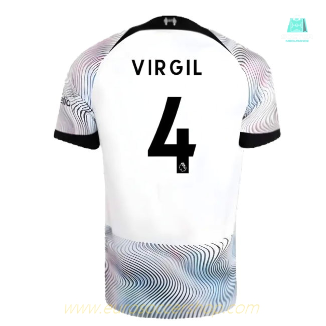 2022-2023 Liverpool Away Vapor Player Issue Shirt (VIRGIL 4)