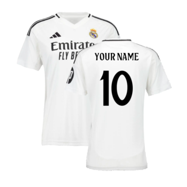 Authentic 2024-2025 Real Madrid Home Shirt (Womens) (Your Name)