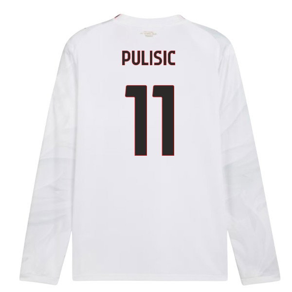 [DDJ] 2026 2027 AC Milan Long Sleeve Shirt Away Uniform (Pulisic 11)