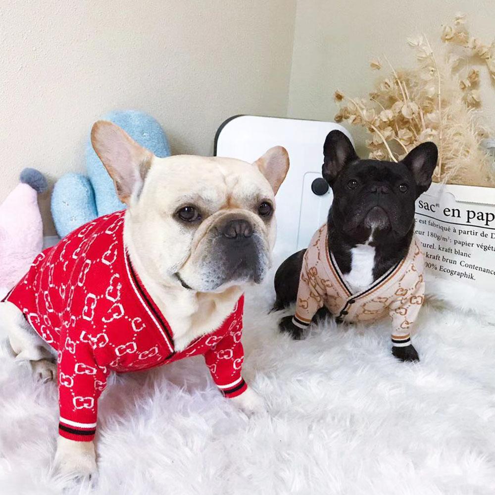 French Bulldog French Bulldog Christmas Cardigan For Winter Warm Dog Outfit