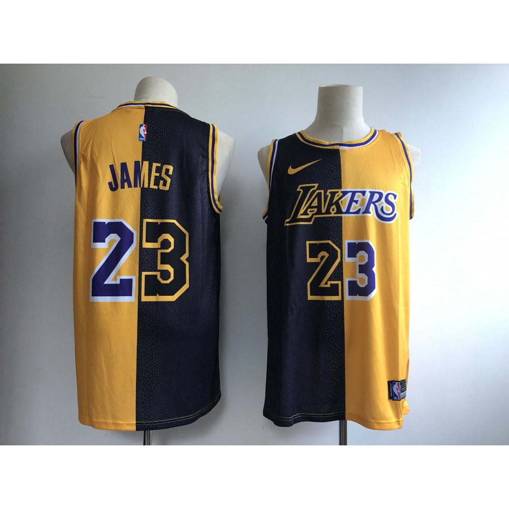 Performance Affordable Men's LAL #23 Lebron Black Basketball Jersey