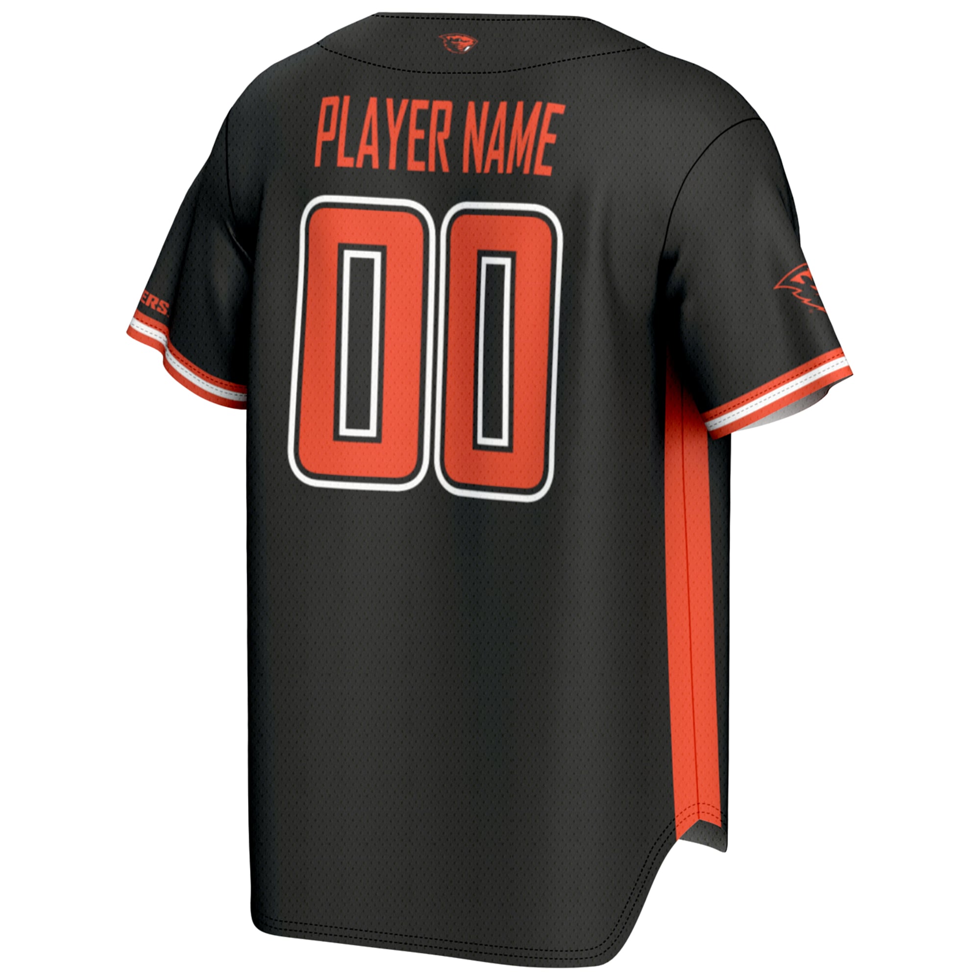 Oregon State Beavers GameDay Greats NIL Pick-A-Player Lightweight Baseball Jersey - Black