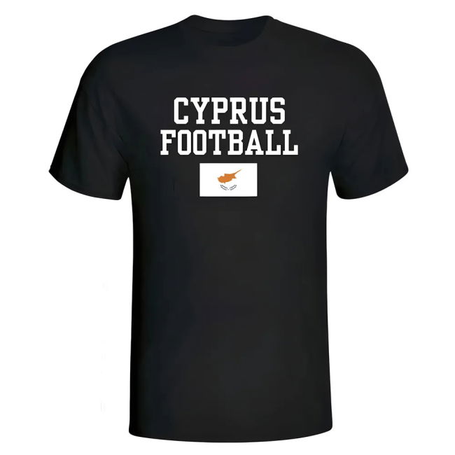 Authentic Cyprus Football T-Shirt Cup Authentic Breathable