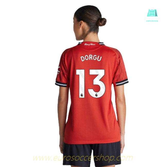 2025-2026 Man Utd Authentic Home Shirt (Womens) (Dorgu 13)