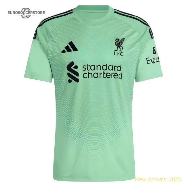 Liverpool Football Club 2025-2026 Home Goalkeeper Shirt (Glory Mint)