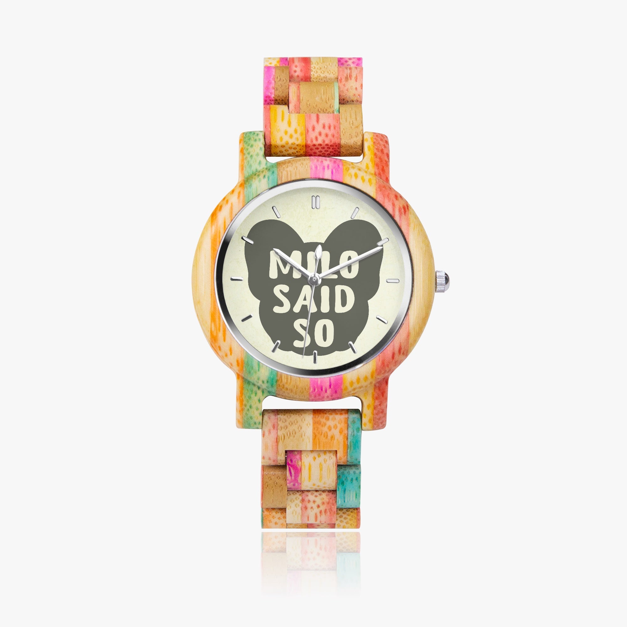 Spud Said So - Personalized Stylish Wooden Watch for Frenchie Lovers