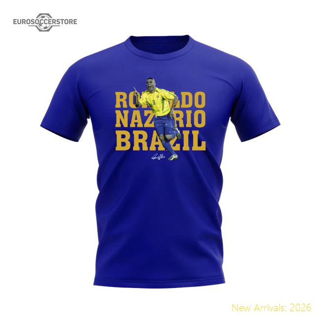 Ronaldo Brazil T-shirt - Top Polyester Construction Trendy