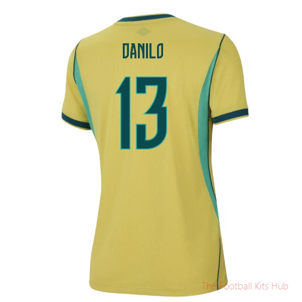 Danilo #13 Brazil 2026-2027 Home Shirt Country Football Kit