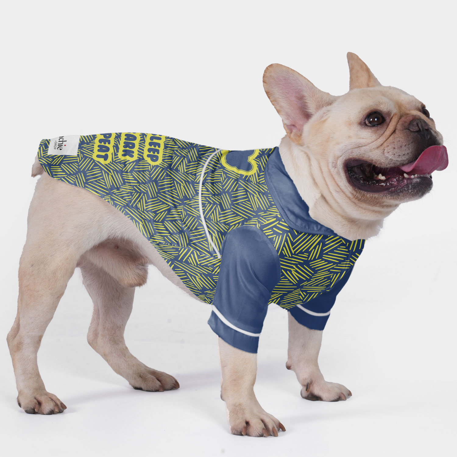 French Bulldog Sleep, Bark, Repeat Pajamas For French Bulldog Durable Dog Item