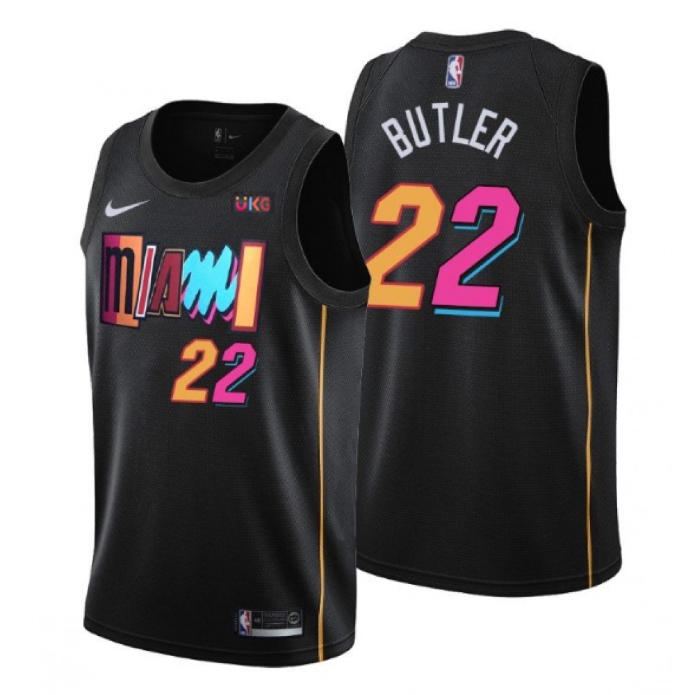 High-Quality Men's Miami Heat #22 Jimmy Black Basketball Jersey