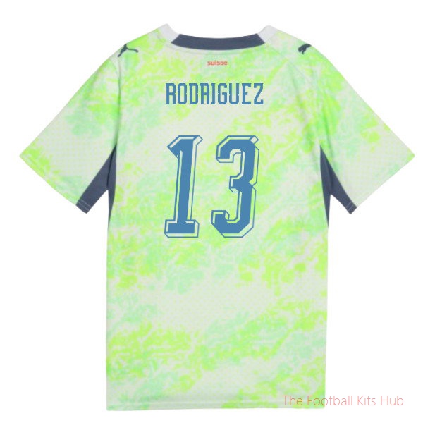 2026-2027 Switzerland Away Shirt (Kids) (Rodriguez 13)