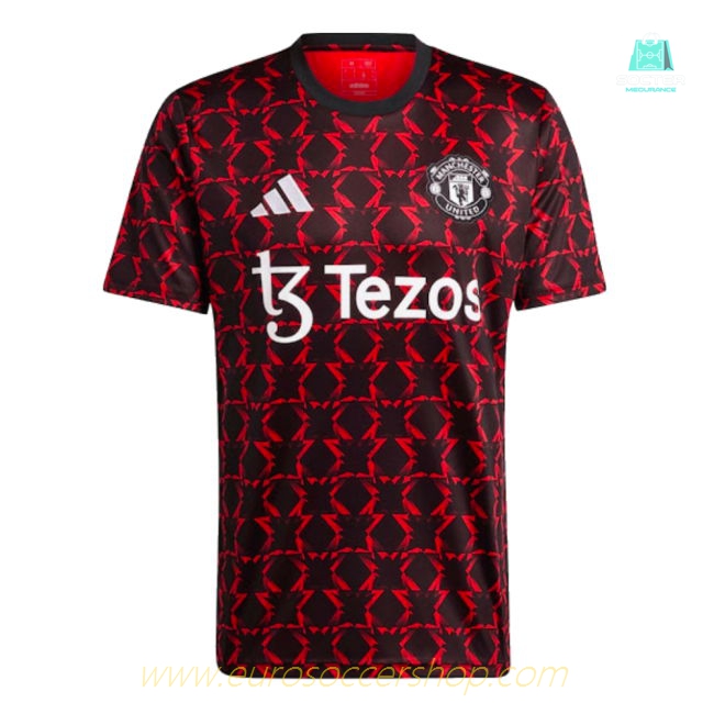 2024-2025 Man Utd Pre-Match Shirt (Black) (Ronaldo 7)