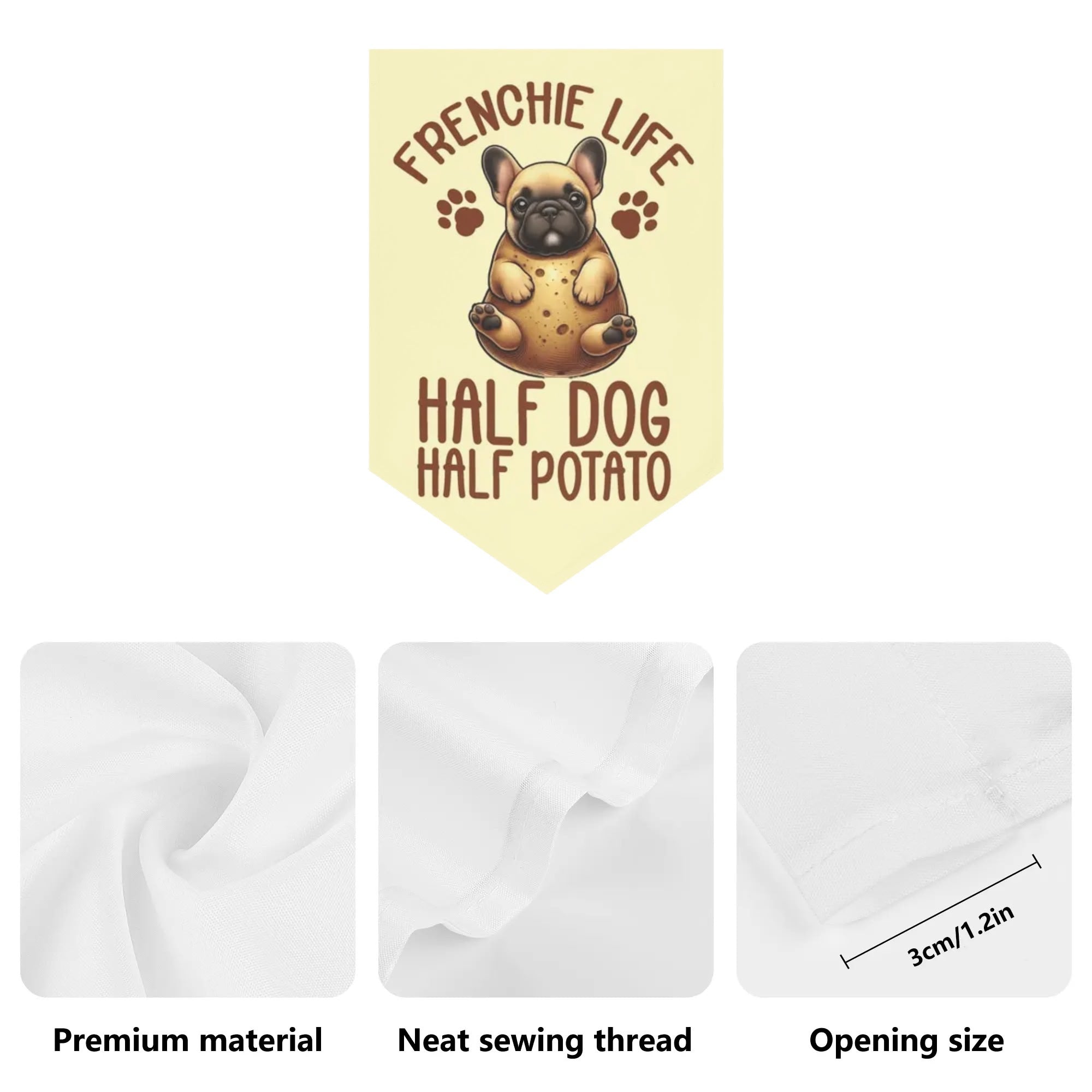 French Bulldog Hazel Garden Flag Banner Comfy Pet Product
