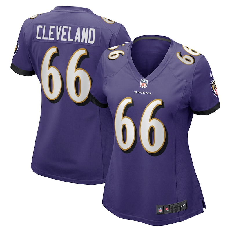 None Ben Cleveland BAL Ravens Retro Official Jersey Football Apparel