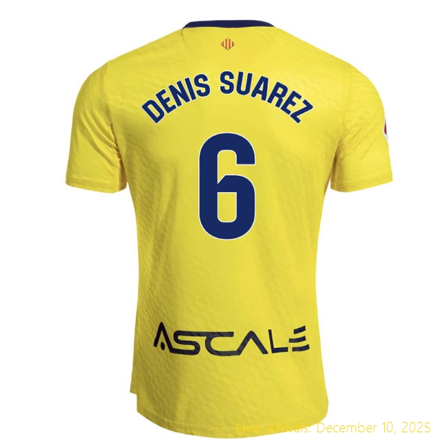 2025-2026 Atletico Madrid Home Shirt - Official Soccer (Denis Suarez...