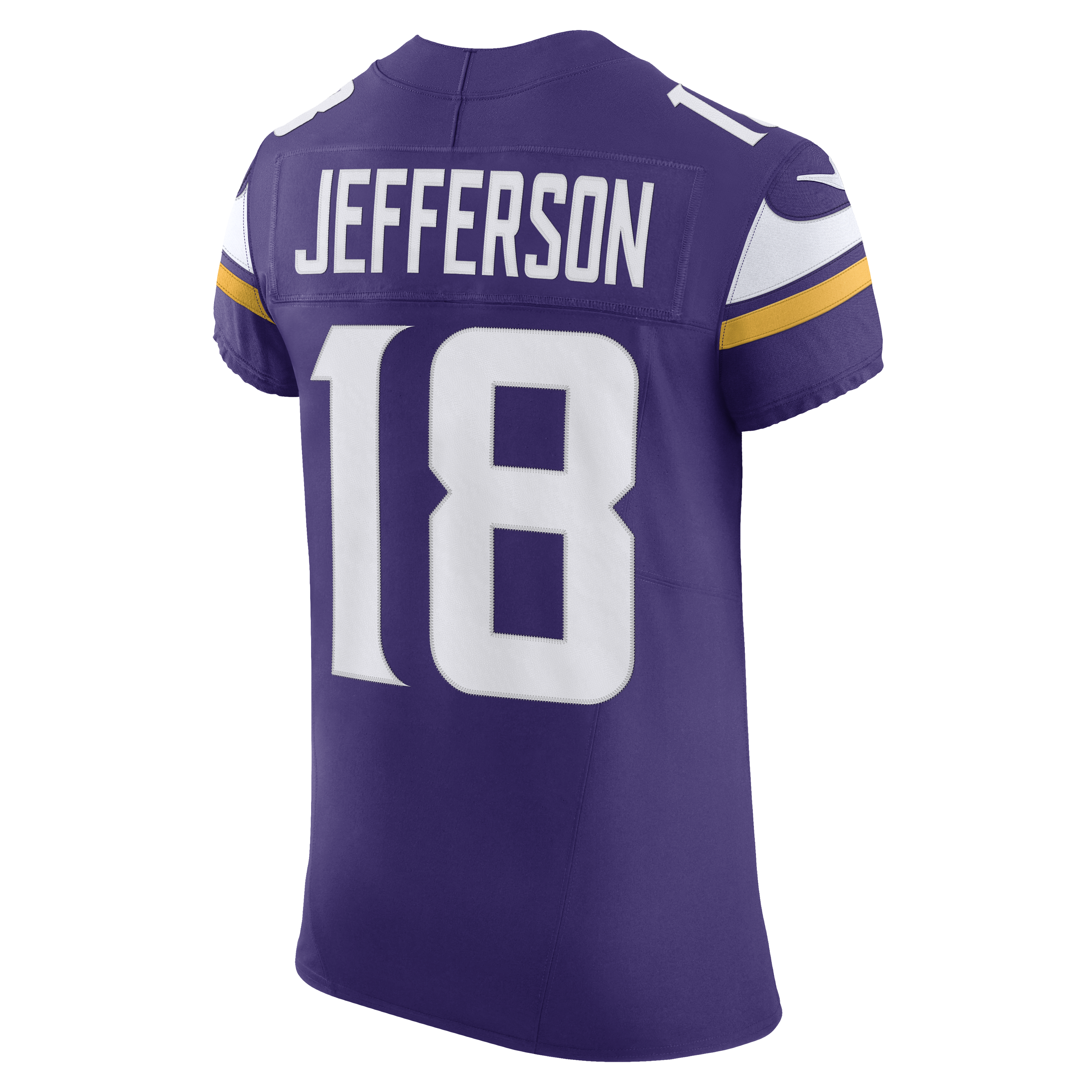 [LK] Justin Jefferson #18 Minnesota Vikings Team Vapor F.U.S.E. Elite Jersey - Purple