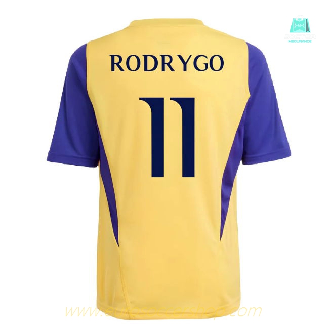 2023-2024 Real Madrid Training Shirt (Spark) - Kids (Rodrygo 11)