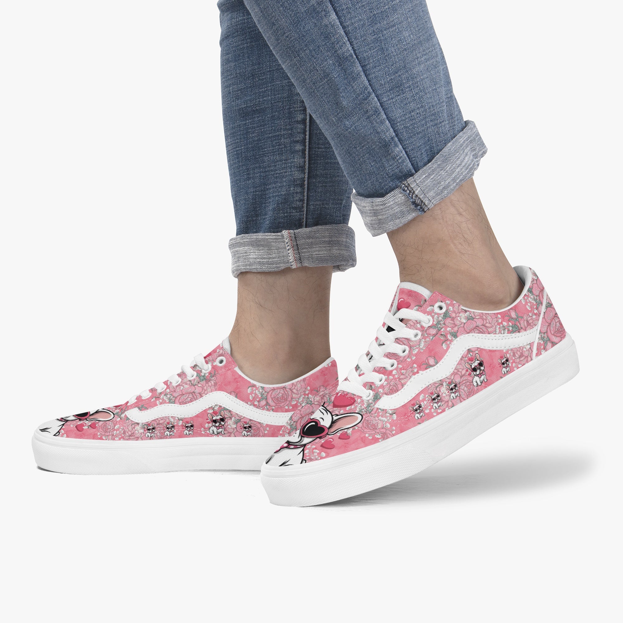 Esther - Trendy Low-Top Canvas Sneakers