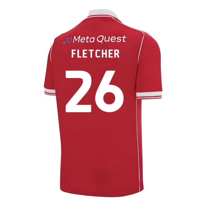 2025-2026 Wrexham Home Shirt (Fletcher 26)