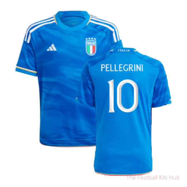 2023-2024 Italy Home Shirt (Kids) (PELLEGRINI 10)