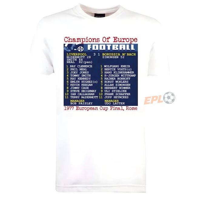 1977 Liverpool classic Third Football Shirt | genuine